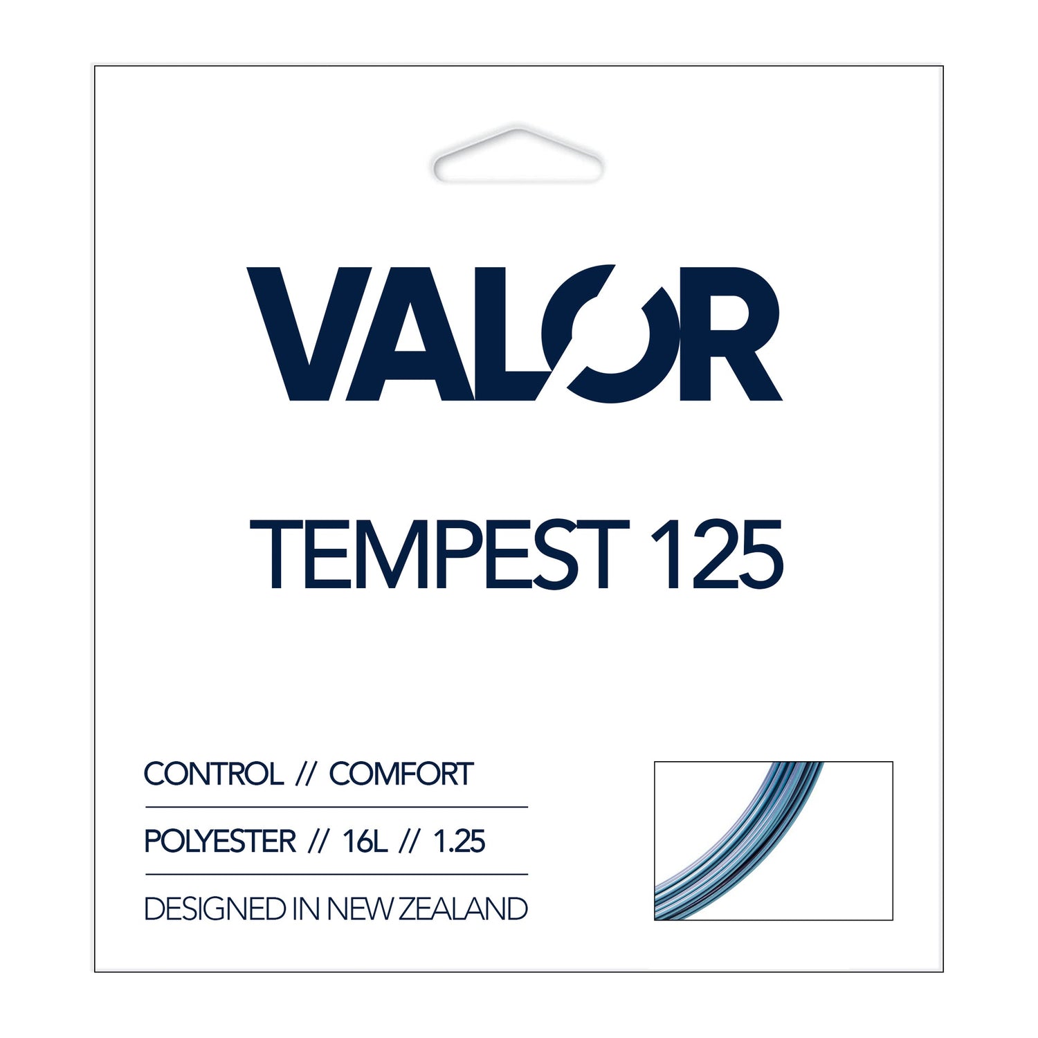 VALOR Tempest 125 Tennis String Set